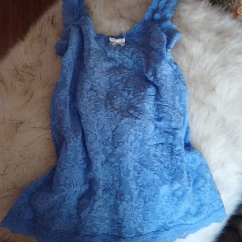 ♡Y2K♡ lace periwinkle cami tank! - image 6