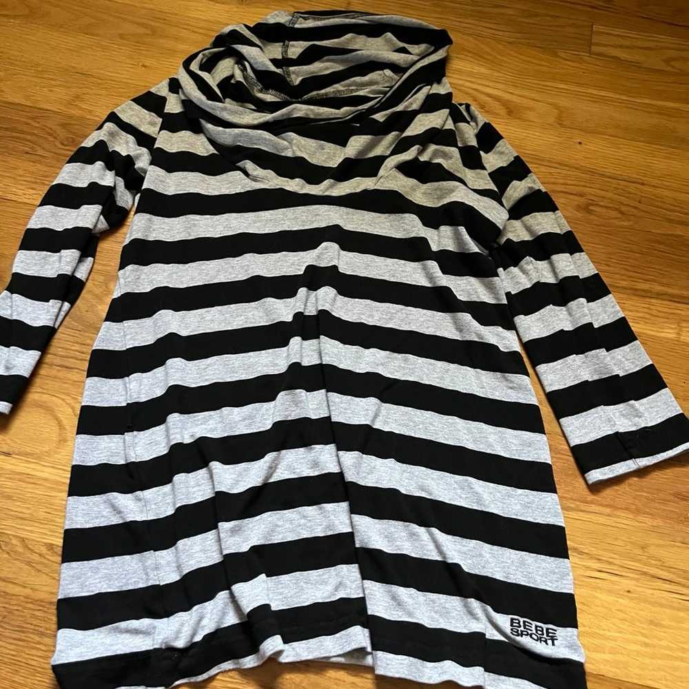 Bebe Sport Vintage Striped Shirt - image 1