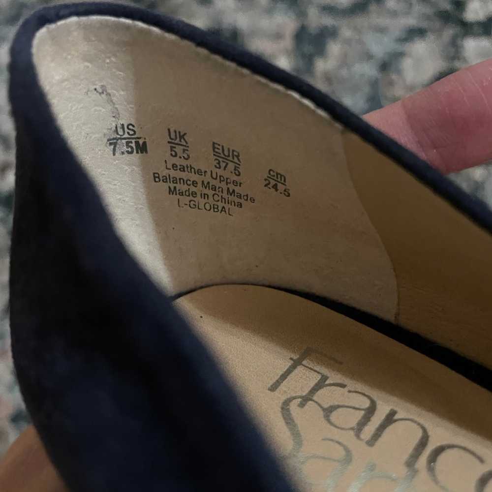 Navy Blue Franco Sarto Heels - image 6