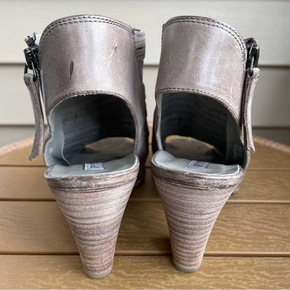 Paul Green Cayanne Metallic Booties Grey Leather … - image 6