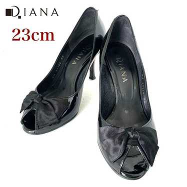 Diana pumps, open toe, ribbon, elegant, made in J… - image 1