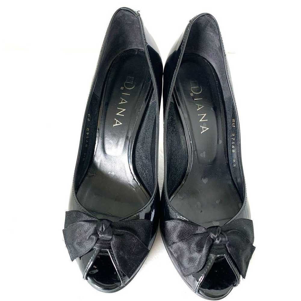 Diana pumps, open toe, ribbon, elegant, made in J… - image 2