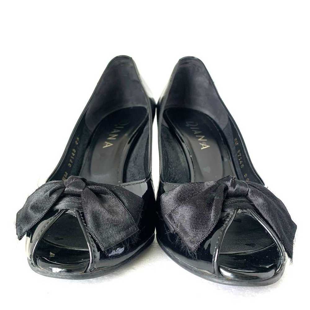 Diana pumps, open toe, ribbon, elegant, made in J… - image 3