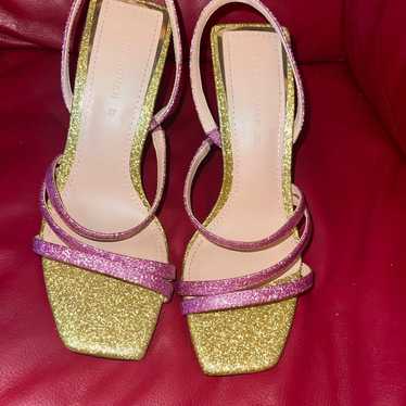 Zara woman glitter heels - image 1