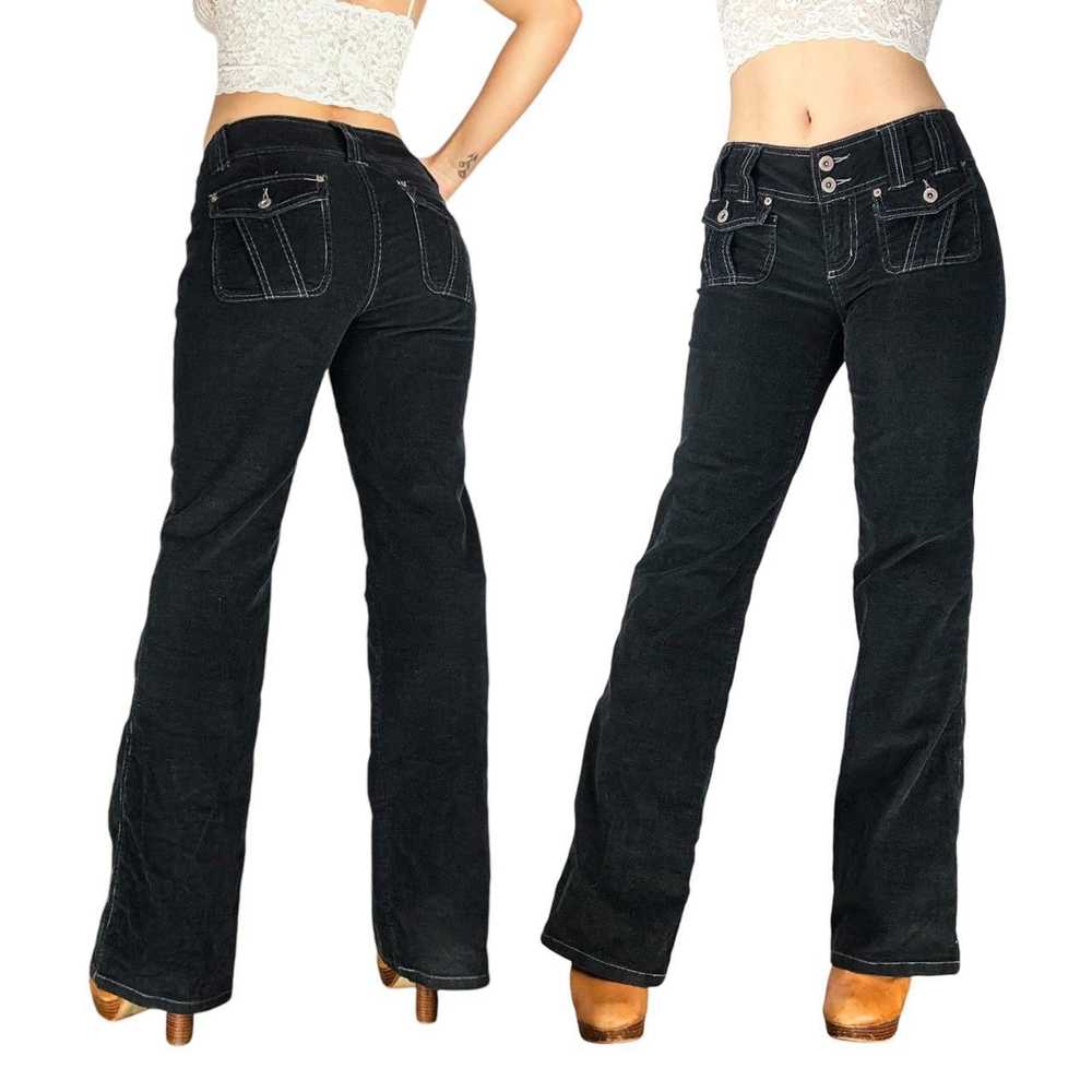 2000s Mid Rise Corduroy Flares (L) - image 1