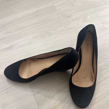 Cole Haan black suede pumps