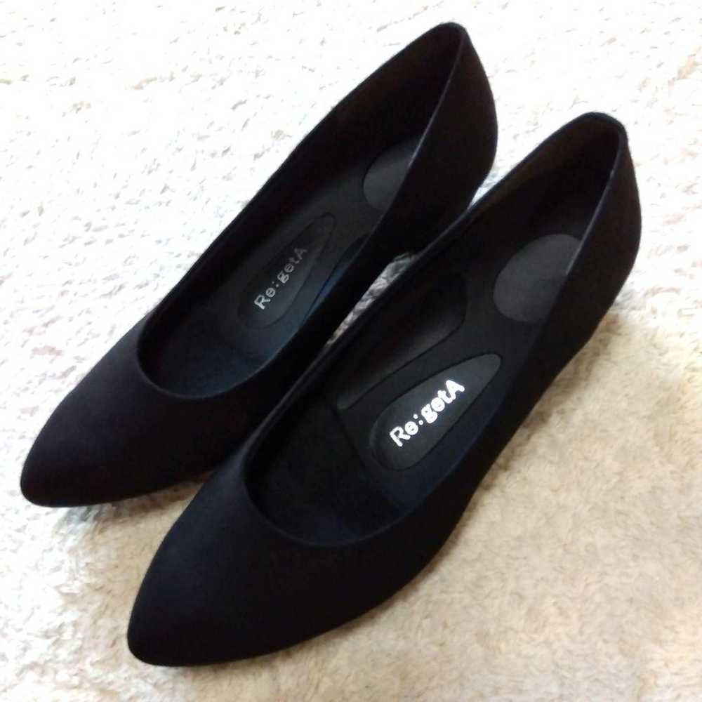 Re:GetA Rigetta Pointed Toe Suede Black Pumps 23cm - image 3