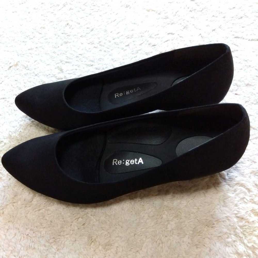 Re:GetA Rigetta Pointed Toe Suede Black Pumps 23cm - image 4