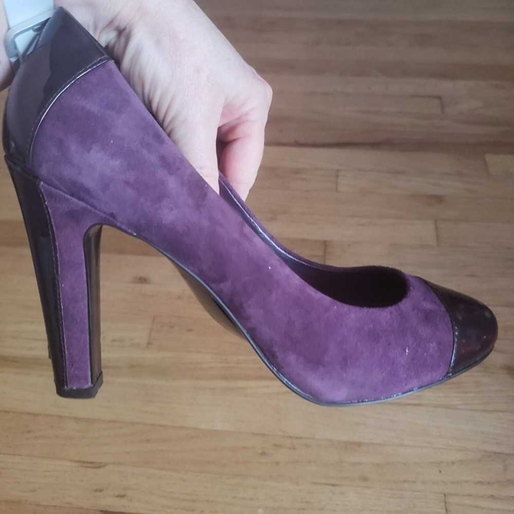 Ralph Lauren Womens Shoes Pumps Purple Suede Pate… - image 2