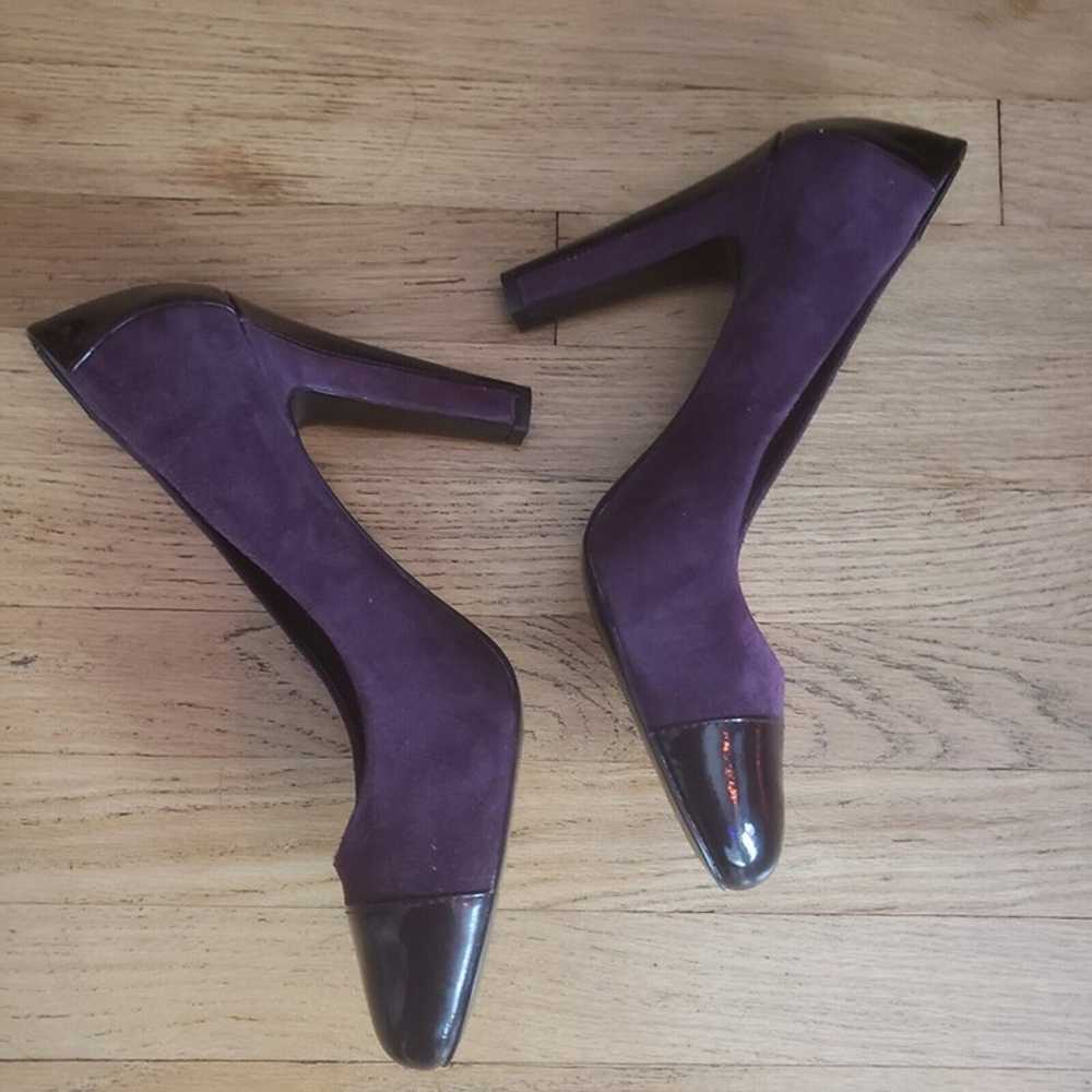 Ralph Lauren Womens Shoes Pumps Purple Suede Pate… - image 3