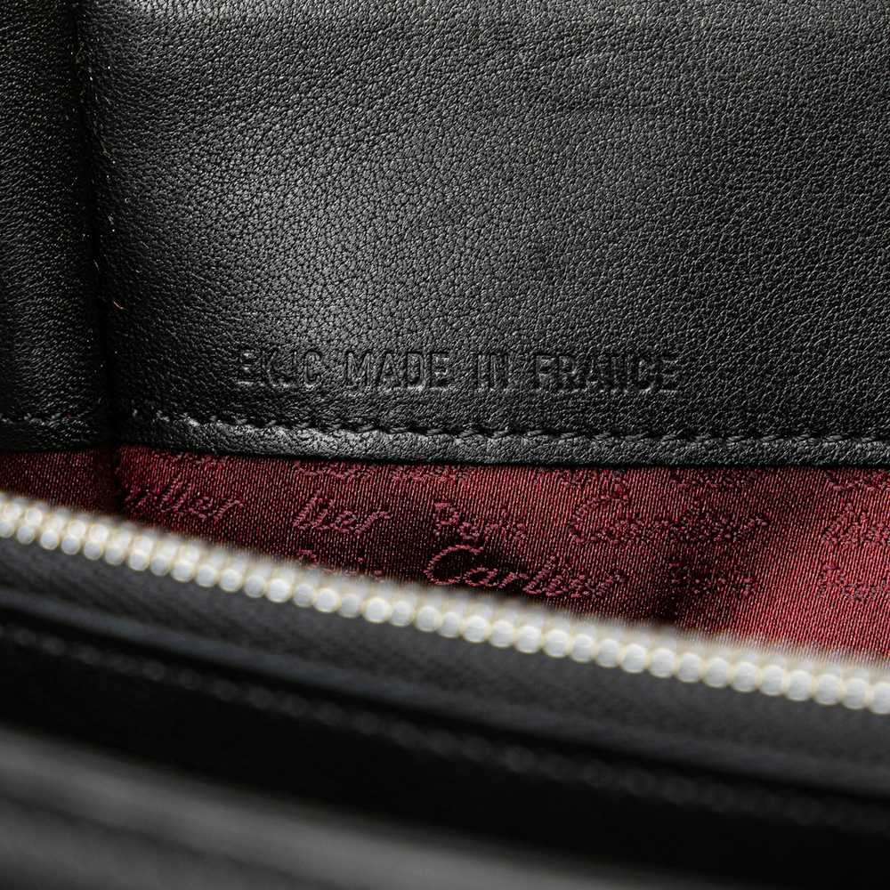 Black Cartier Leather Tote - image 7