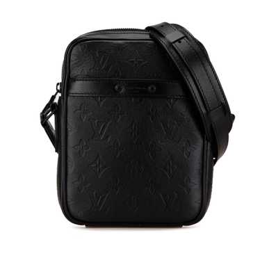 Black Louis Vuitton Monogram Shadow Danube PM Cros