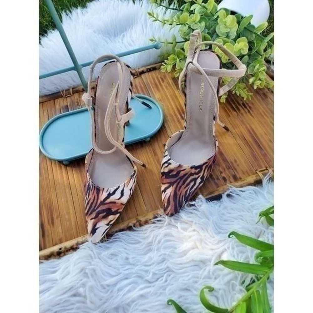 New Shoe Repulic LA Tiger Print Stiletto Heels - image 10