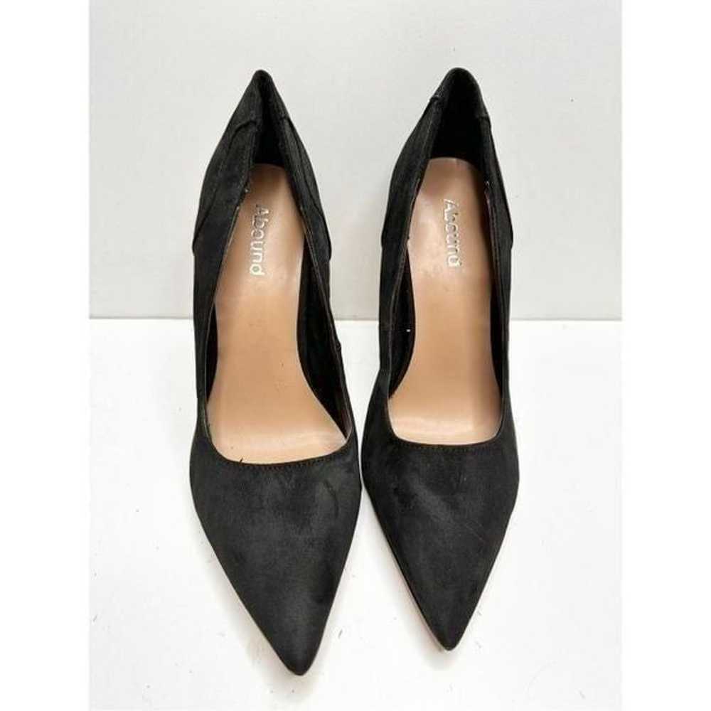 Abound Pumps Womens Size 5.5 Black Pointed Toe Sl… - image 2