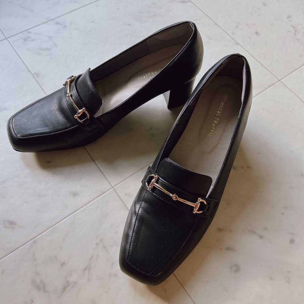 Oriental Traffic Bit Loafer - Black Jumping Pumps… - image 1