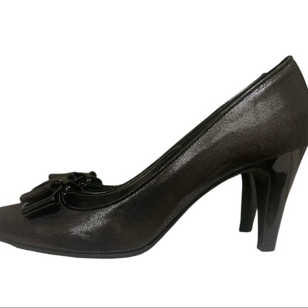 Armoire Caprice Black Pumps with Ribbons Size 24.… - image 2