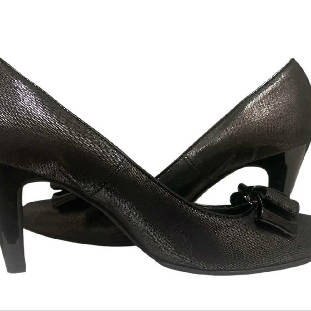 Armoire Caprice Black Pumps with Ribbons Size 24.… - image 3