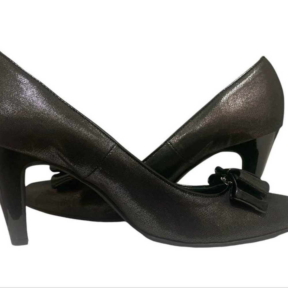 Armoire Caprice Black Pumps with Ribbons Size 24.… - image 4