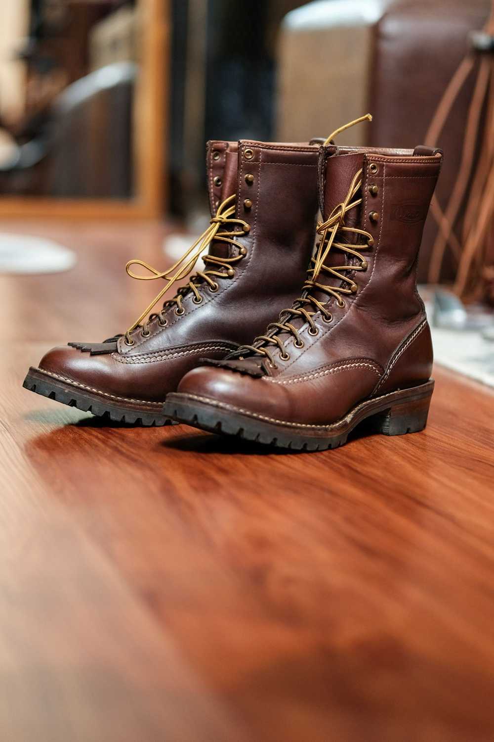 Welsco Wesco Jobmaster Boot Brown Leather Made In… - image 3