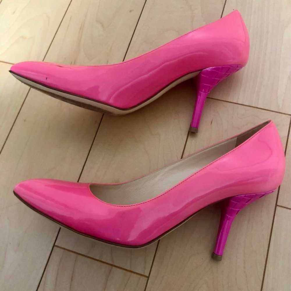 Bottega Veneta Pink Enamel Pumps size 37. - image 2