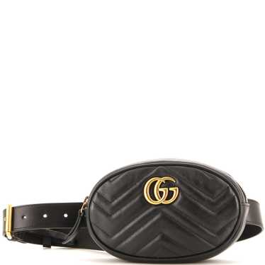 GUCCI GG Marmont Belt Bag Matelasse Leather