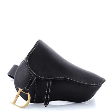 Christian Dior Vintage Saddle Waist Bag Leather