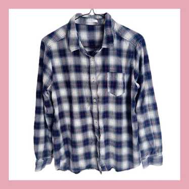 Flannel Check Shirt L - image 1