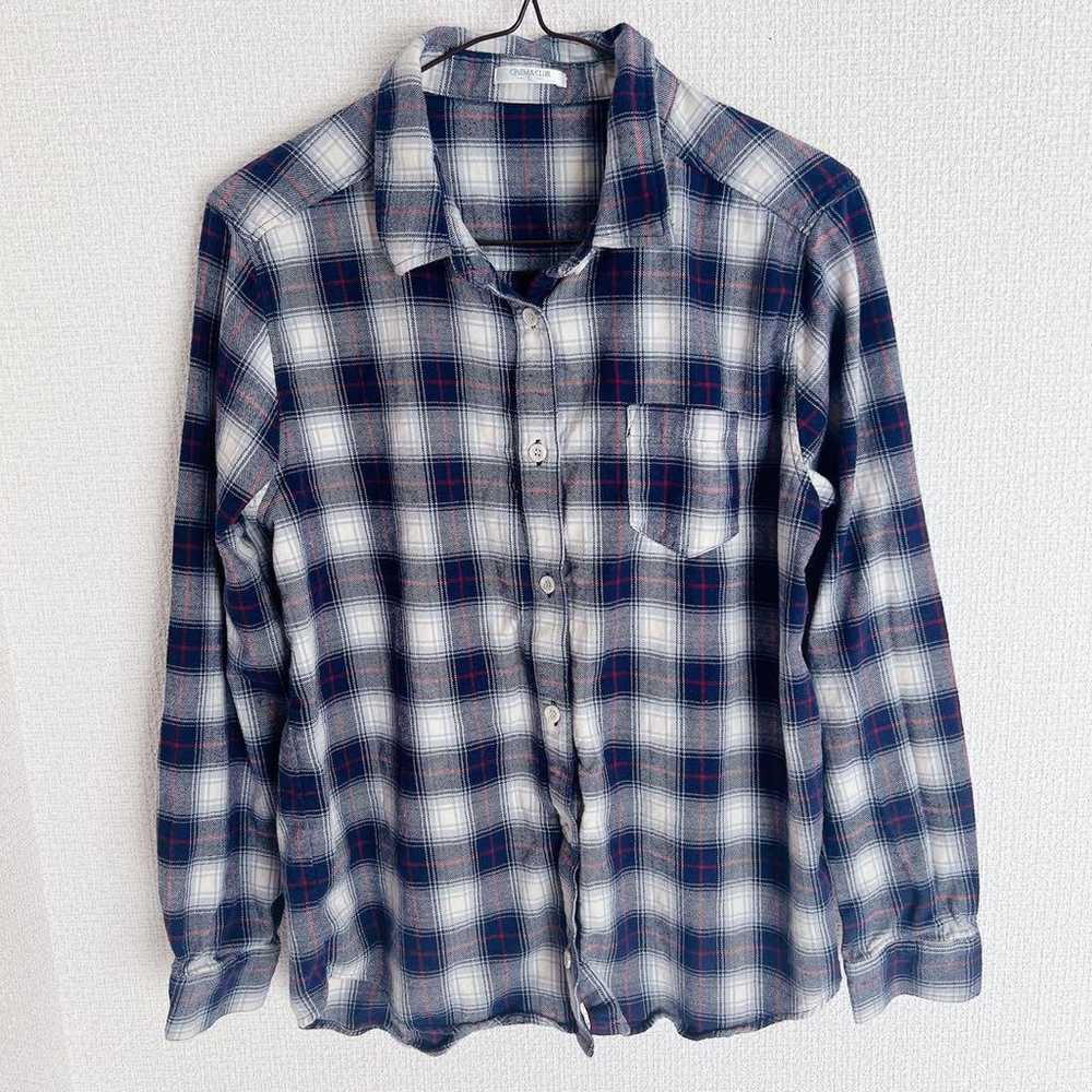 Flannel Check Shirt L - image 2