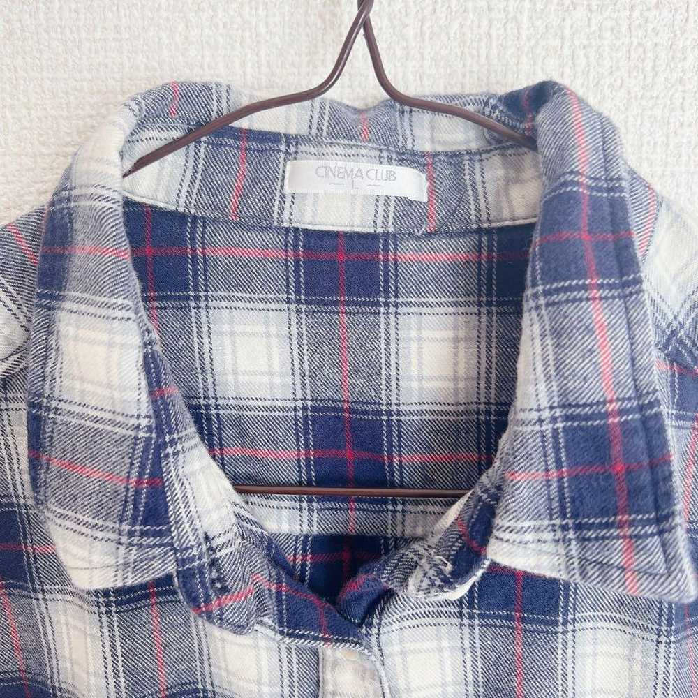 Flannel Check Shirt L - image 3