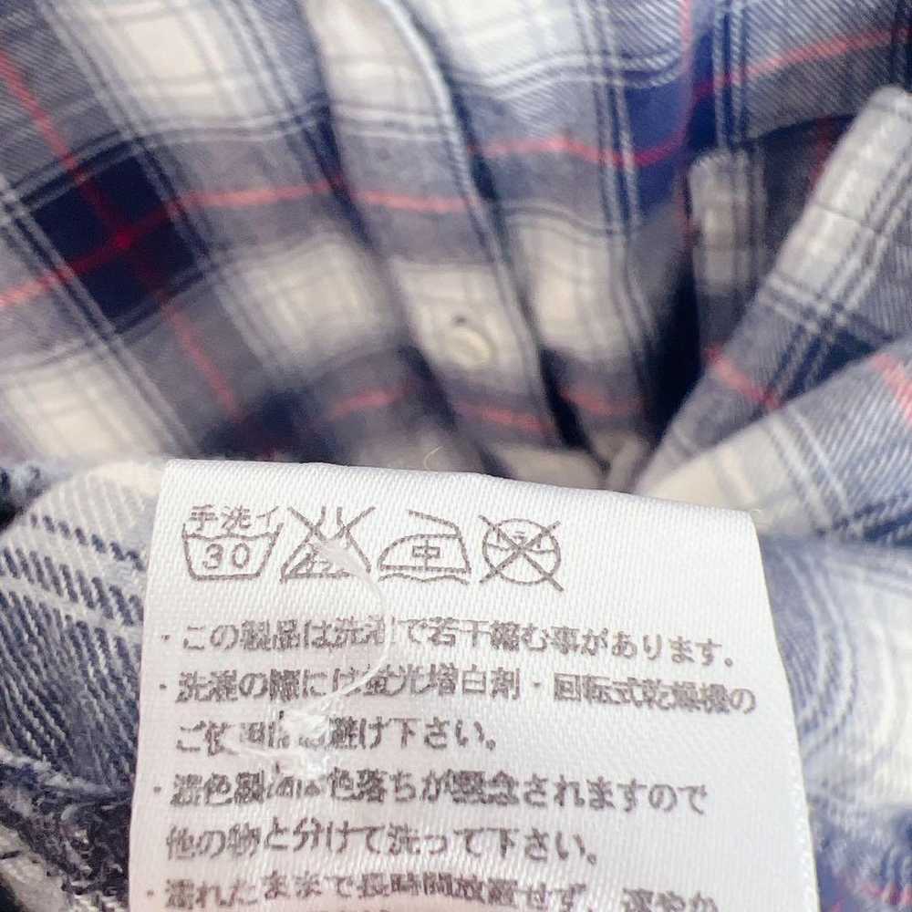 Flannel Check Shirt L - image 5