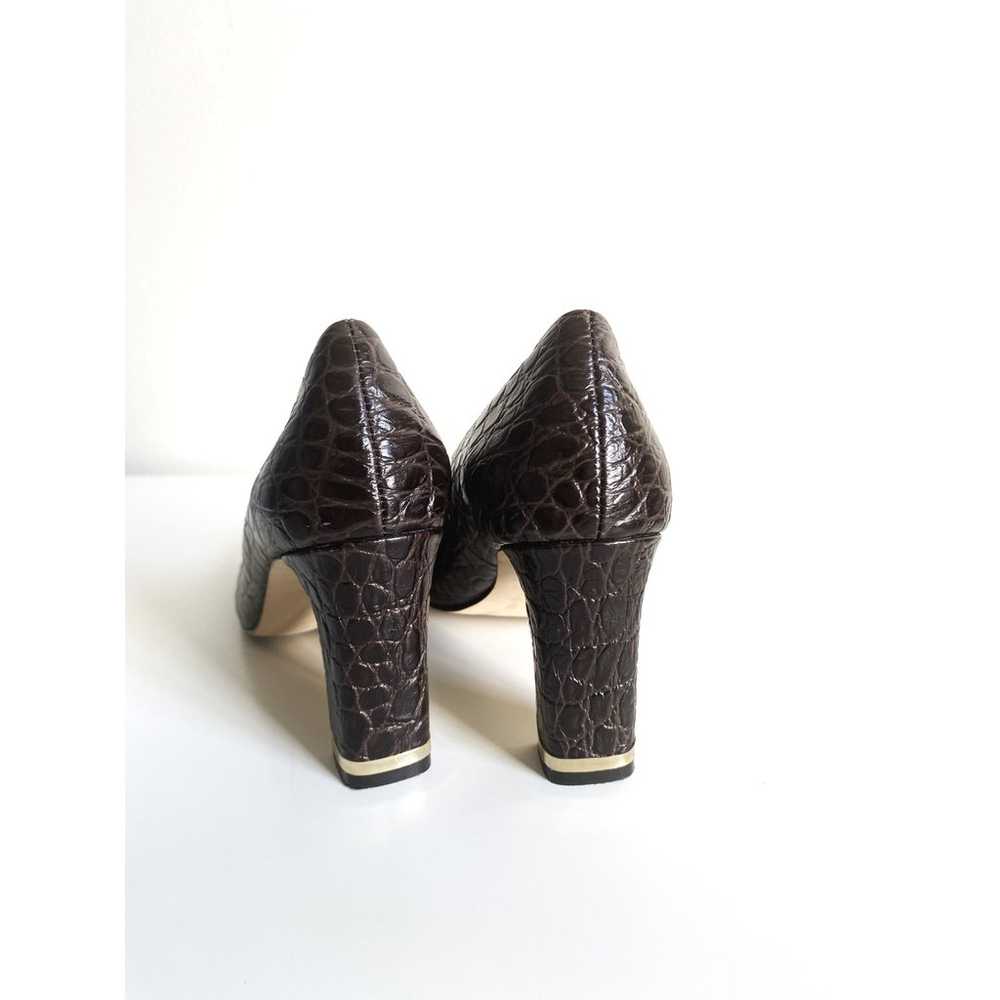 Talbots Shoes Womens 8 Crocodile Pump Leather Rou… - image 4