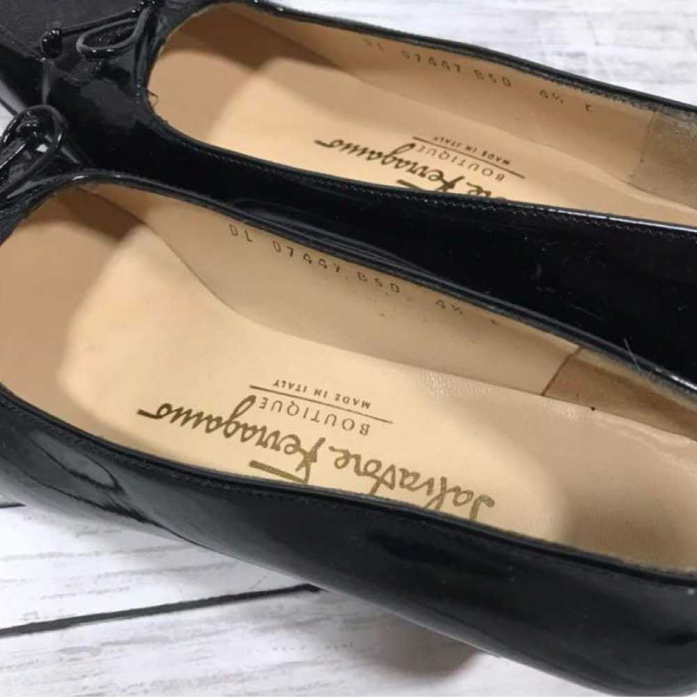 B464【Salvatore Ferragamo】Pumps Square Toe Ribbon - image 10