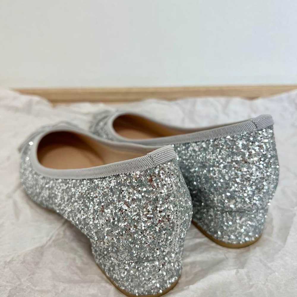 【Great Condition!】kaori plus Silver Glitter Pumps - image 2