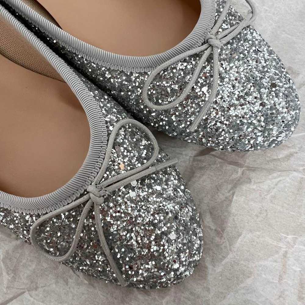 【Great Condition!】kaori plus Silver Glitter Pumps - image 5