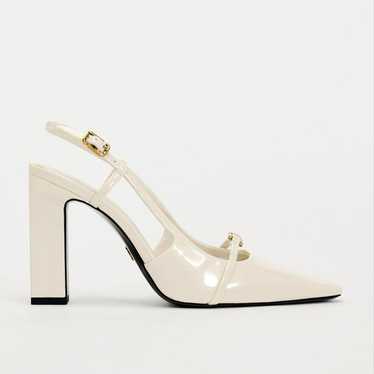 Zara block heel shoes.