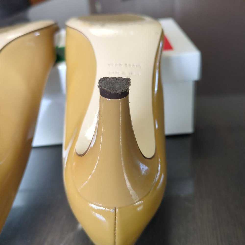 Beige pumps high heels 7cm - image 8