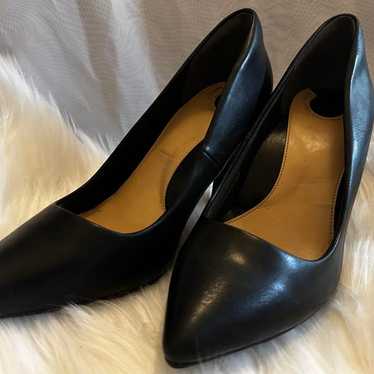 【Excellent condition】RANDA/24.5 Black Leather Poi… - image 1