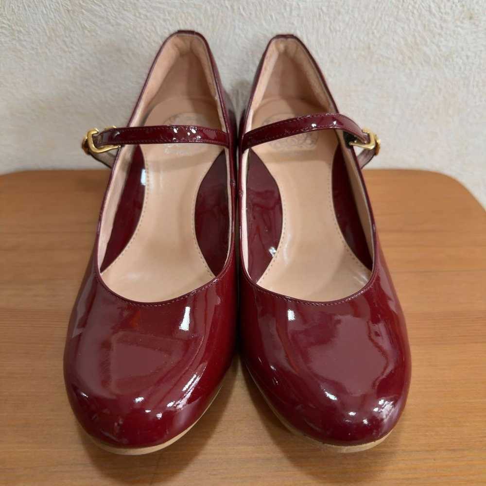 【Great Condition】Enigma ENIGMA Enamel Pumps Red 2… - image 1