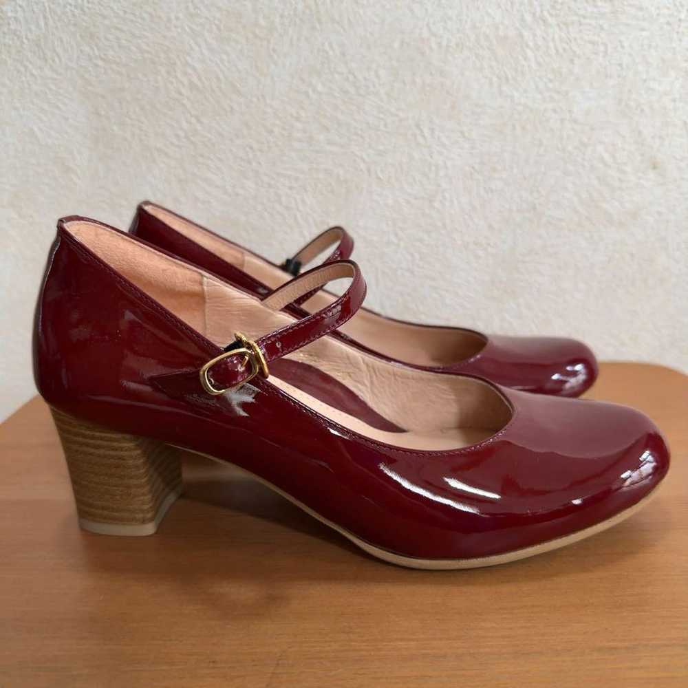 【Great Condition】Enigma ENIGMA Enamel Pumps Red 2… - image 4