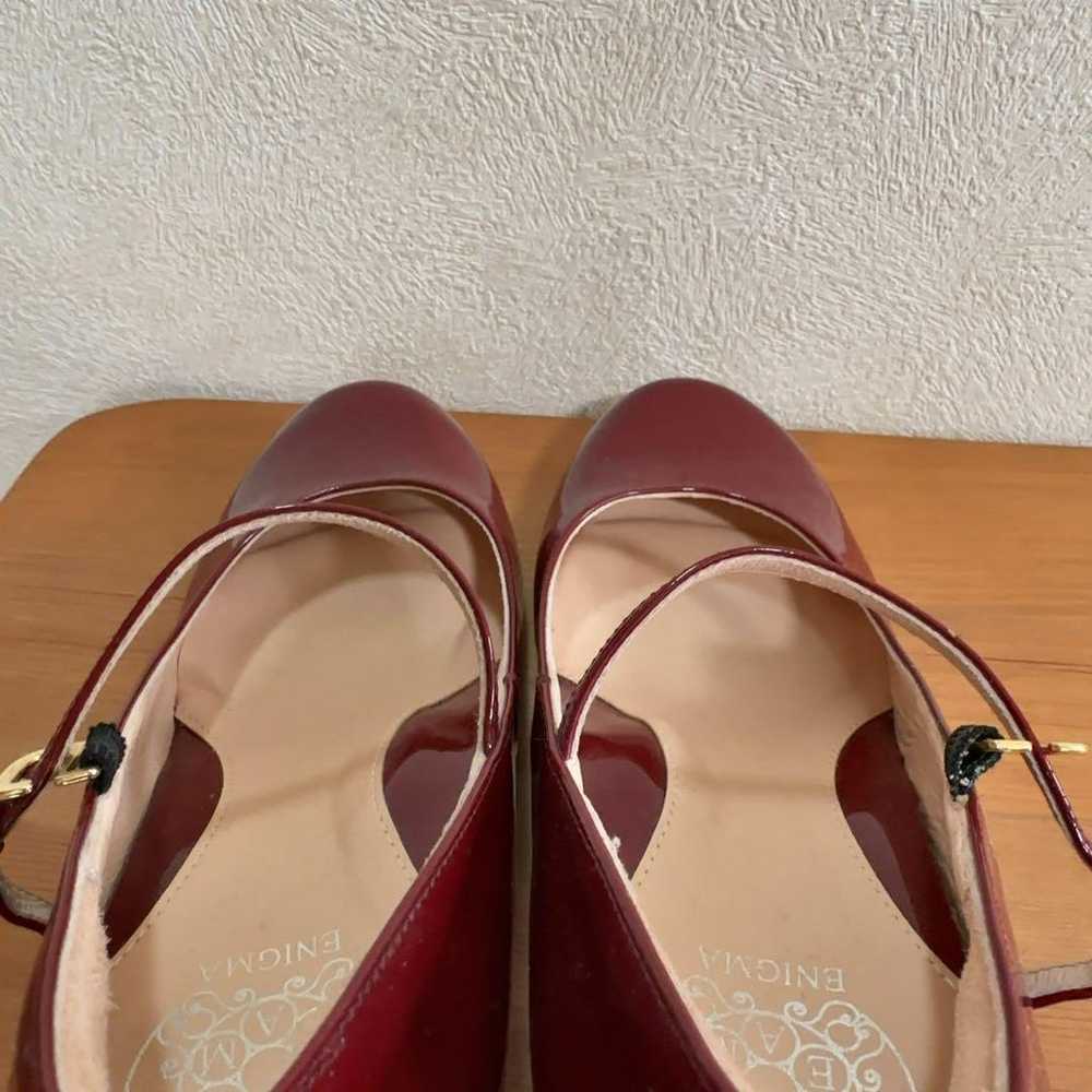 【Great Condition】Enigma ENIGMA Enamel Pumps Red 2… - image 6