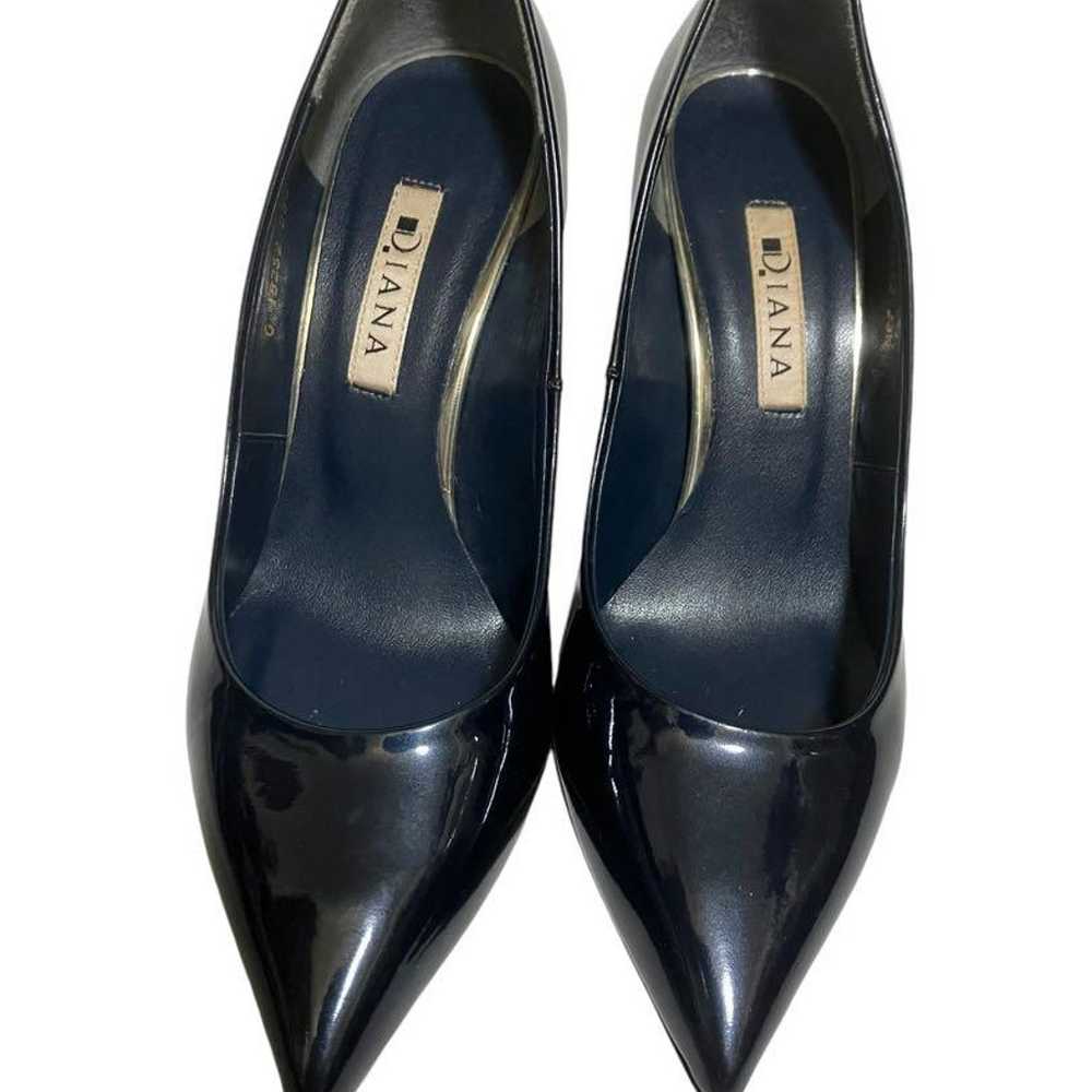 【Excellent condition】Diana High Heel Enamel Dark … - image 2