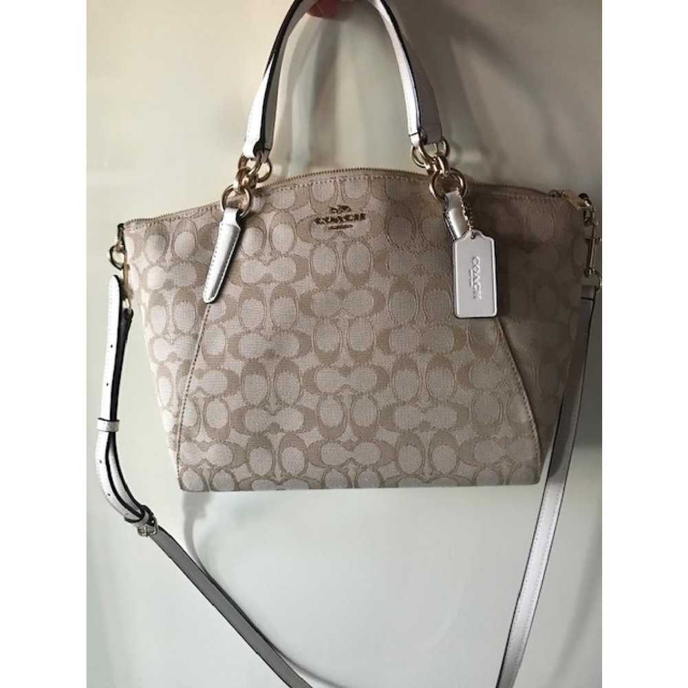 Coach Signature Sufflette cloth handbag - image 8