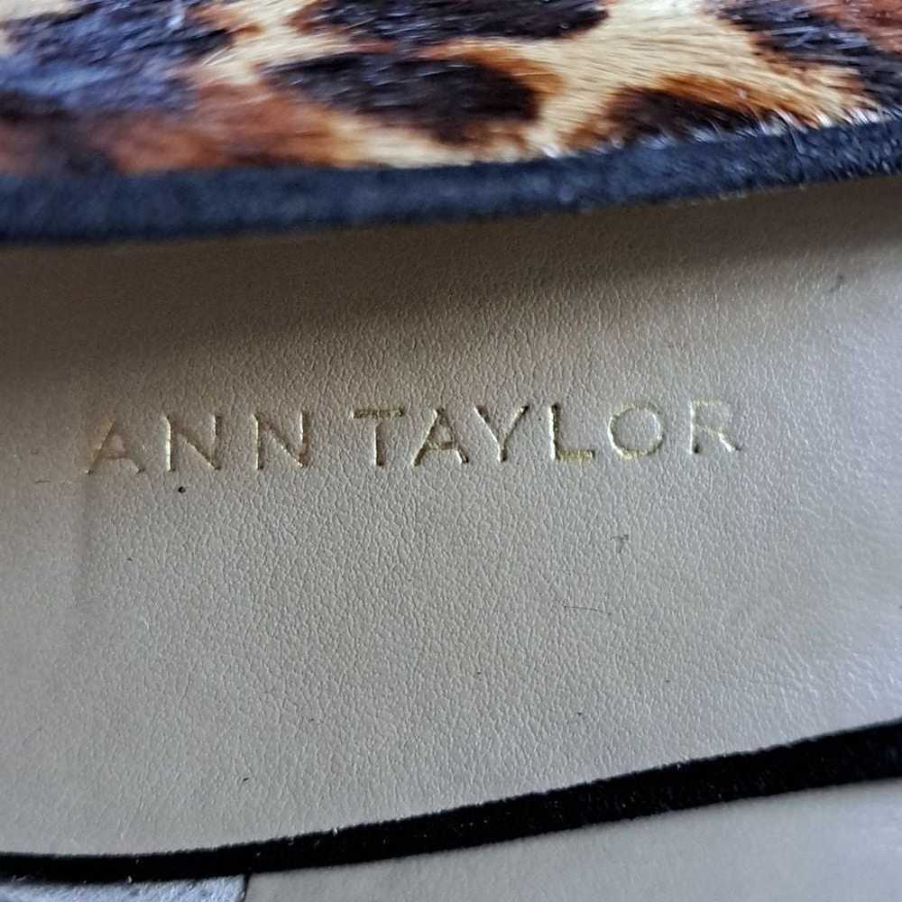 Ann Taylor Womens Leopard Print Calf Hair Kitten … - image 8