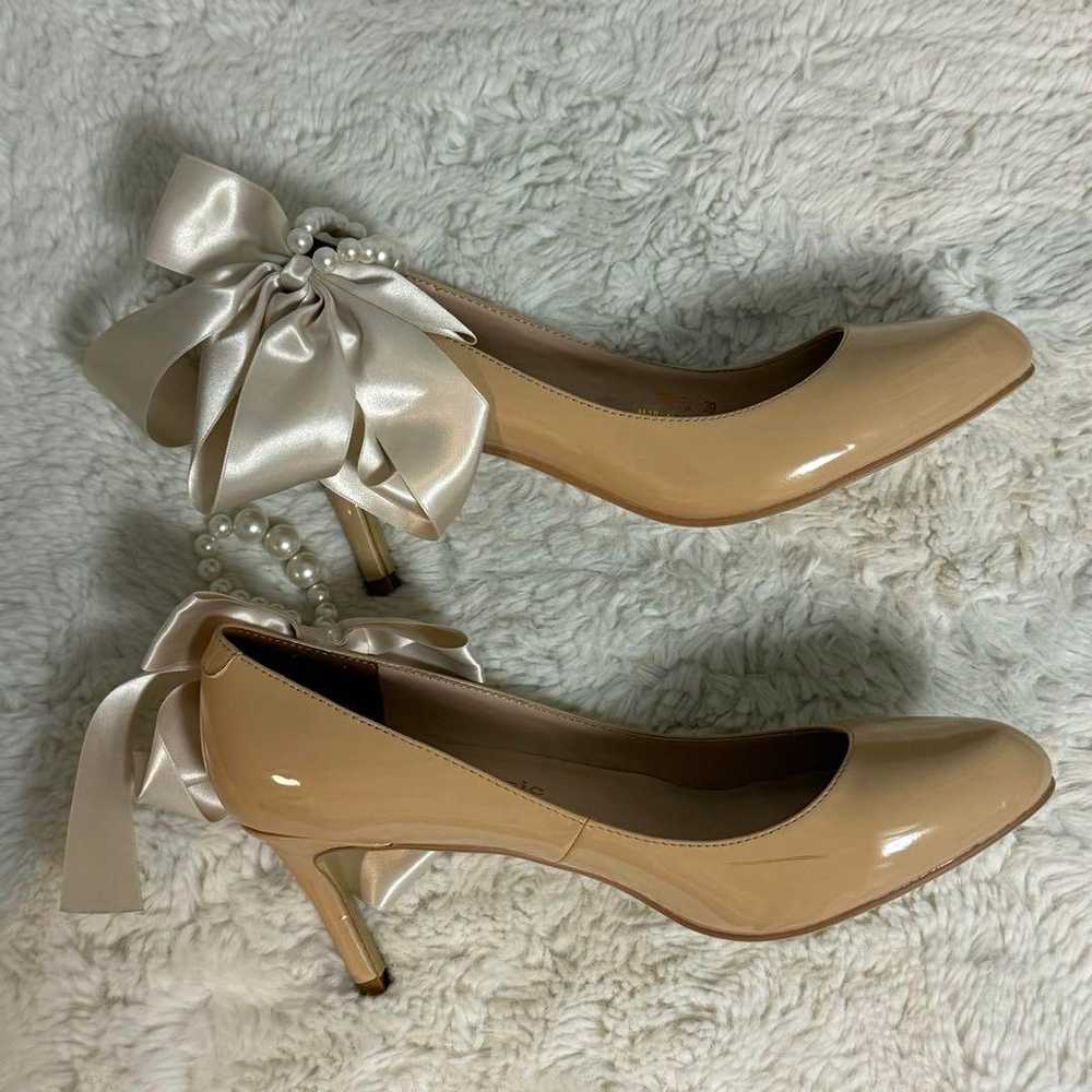 mayla classic Sosie Pumps Beige for weddings Myla… - image 11