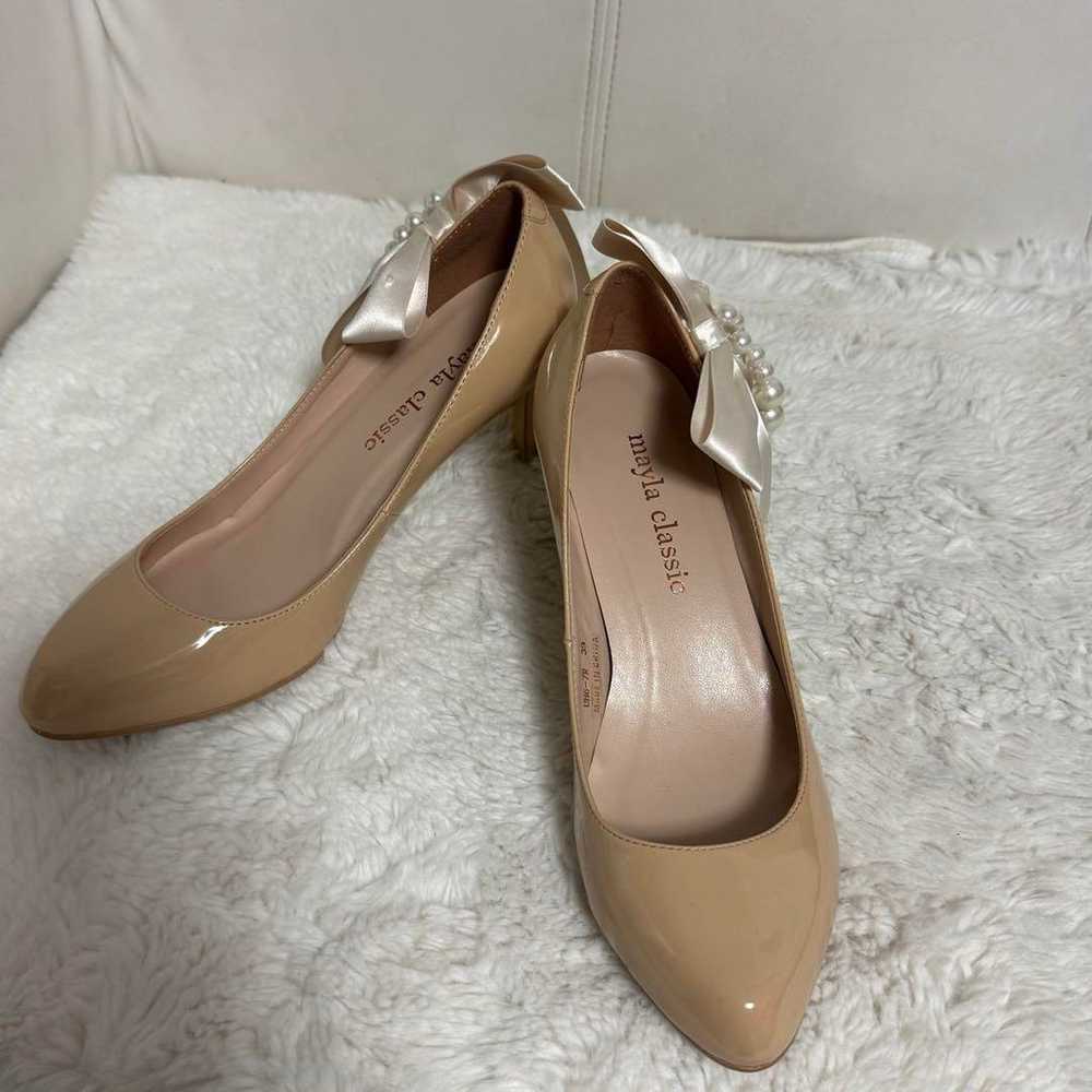 mayla classic Sosie Pumps Beige for weddings Myla… - image 2