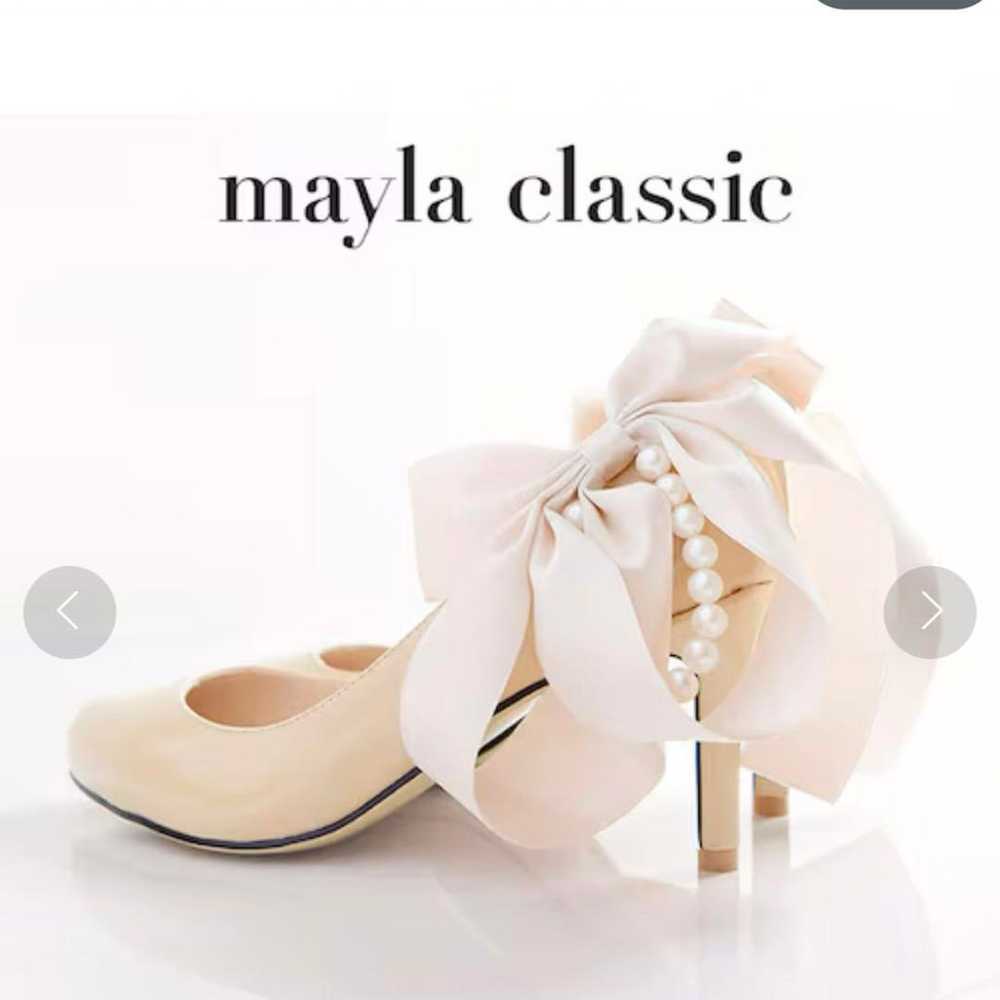 mayla classic Sosie Pumps Beige for weddings Myla… - image 3