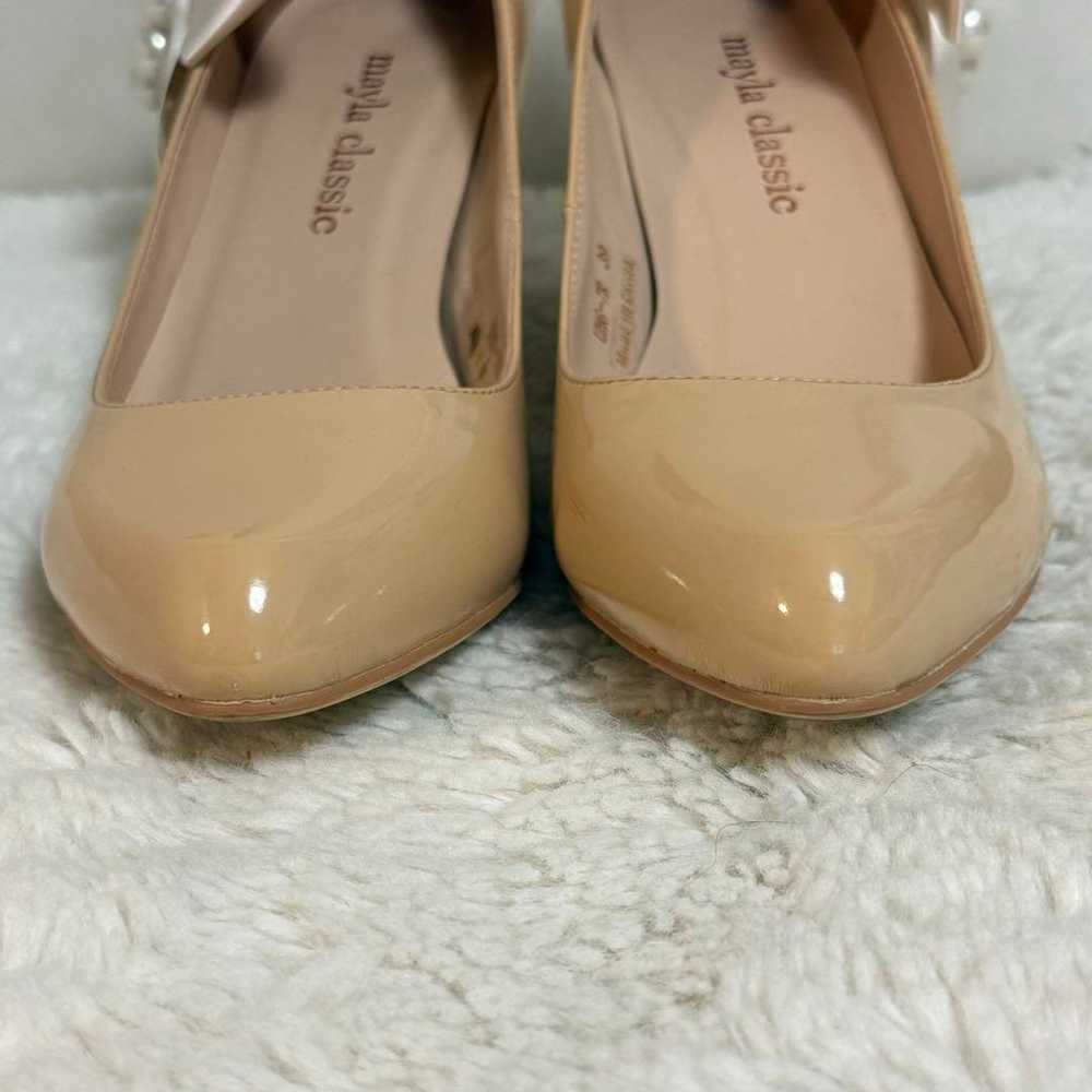 mayla classic Sosie Pumps Beige for weddings Myla… - image 9