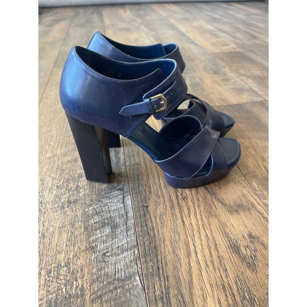 TOD’S Navy Blue Leather Platform Heels (7/37) - image 10