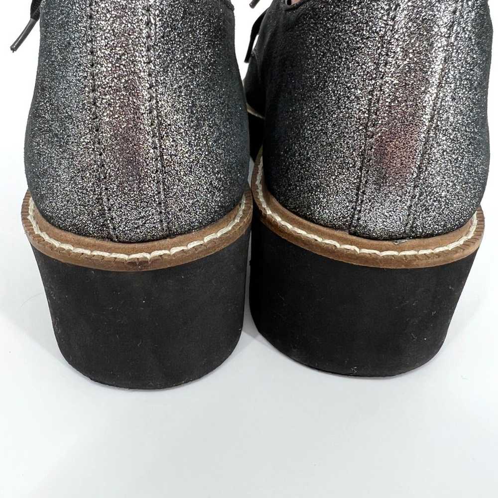 Shellys London jack Glitter Oxford platform NWT E… - image 4