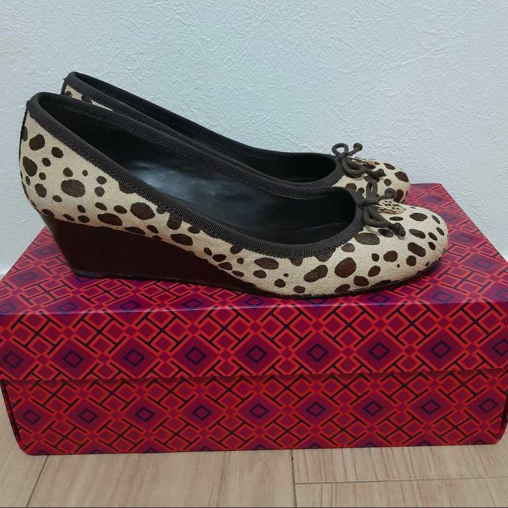 【TORY BURCH】Dalmatian pattern pony hair material … - image 2